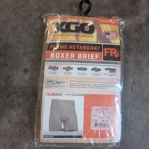 Flame Retardant Boxer Briefs - Tan